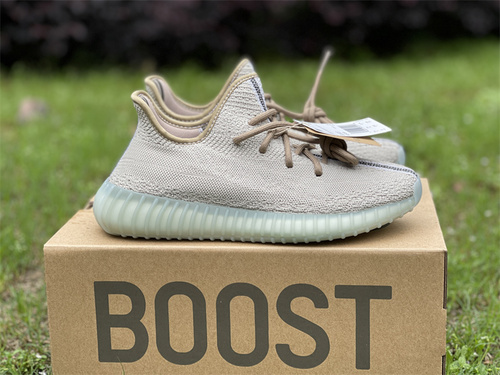 Yeezy Boost 350 V2 light gray green_ the goods number fz1268. Full code shipment 36--48-facc861e